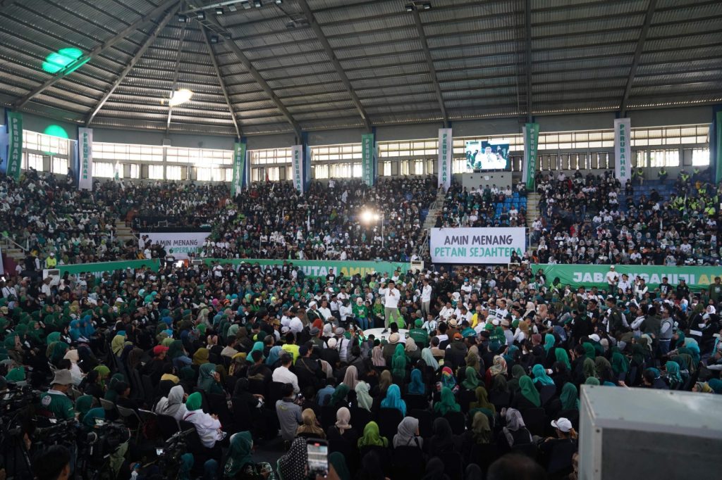 KAMPANYE AKBAR CALON WAKIL PRESIDEN RI 01 GUS MUHAIMIN ISKANDAR DI KOTA BANDUNG: GOR CITRA